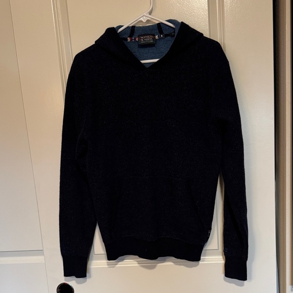 Scotch & Soda Other - Scotch & Soda Amsterdam Wool Blend Navy Hoodie - XL